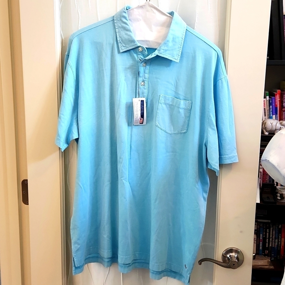 NWT Vineyard Vines Blue Finch Polo Shirt